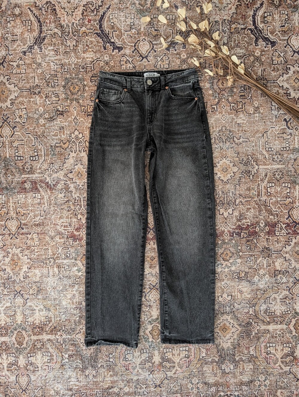 Refuge Denim Slouchy mid-rise straight jeans 00
